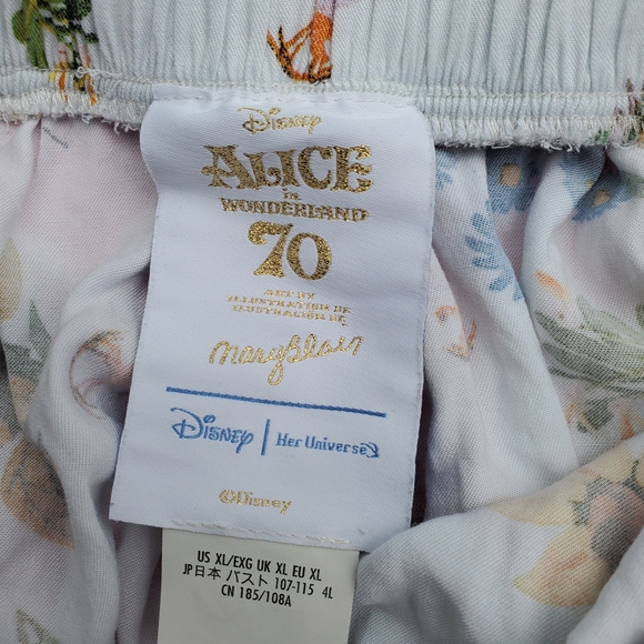 70th Anniversary Alice In Wonderland Top And Skirt Disney - Picture 9 of 9